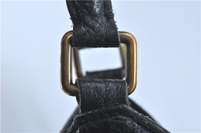 Auth Louis Vuitton Monogram Denim XL Shoulder Hand Bag Black M95510 LV J0793