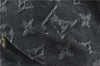 Auth Louis Vuitton Monogram Denim XL Shoulder Hand Bag Black M95510 LV J0793