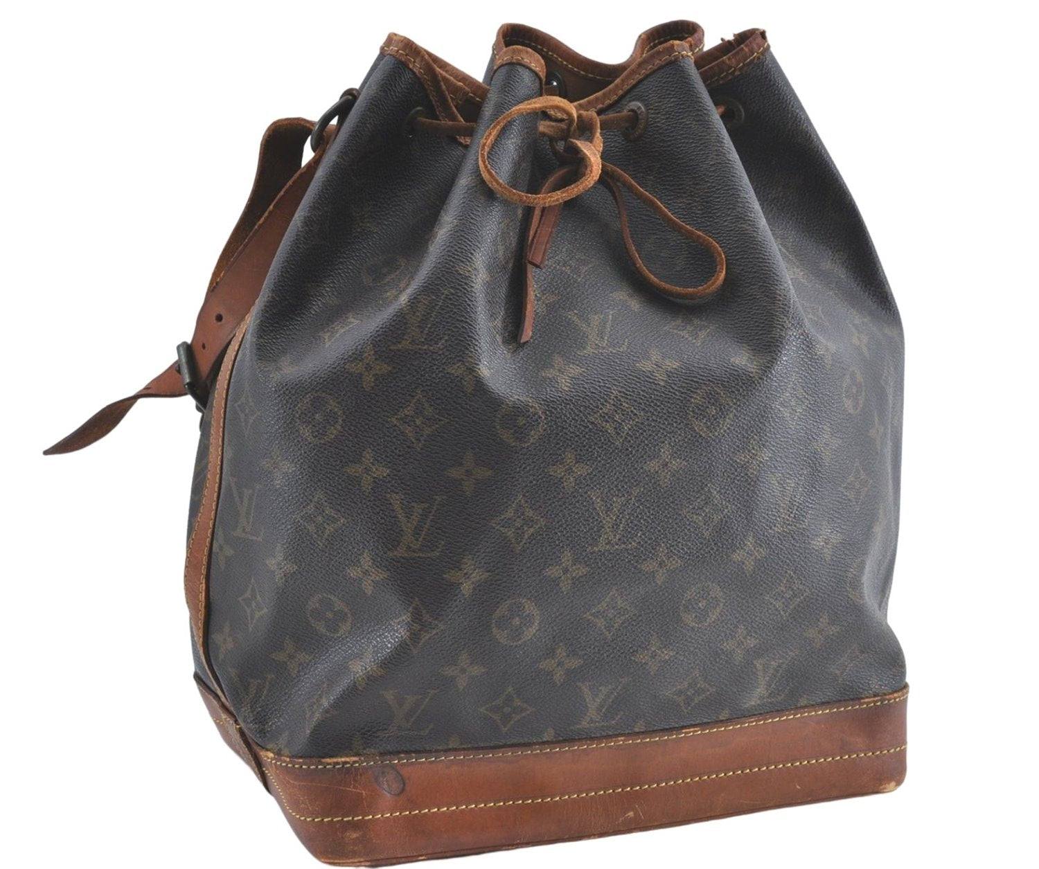 Authentic Louis Vuitton Monogram Noe Shoulder Cross Body Bag M42224 LV J0794
