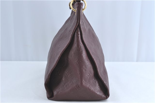 Auth Louis Vuitton Monogram Empreinte Artsy MM Shoulder Bag M93828 Purple J0795