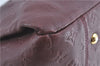 Auth Louis Vuitton Monogram Empreinte Artsy MM Shoulder Bag M93828 Purple J0795