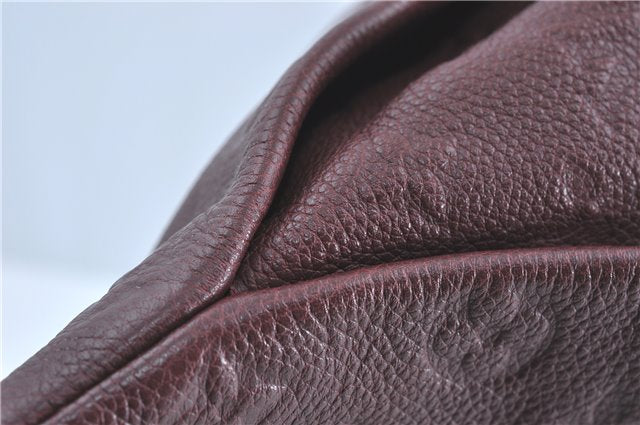 Auth Louis Vuitton Monogram Empreinte Artsy MM Shoulder Bag M93828 Purple J0795