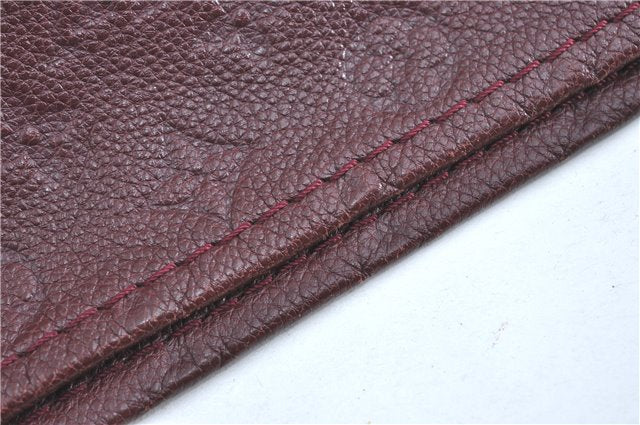 Auth Louis Vuitton Monogram Empreinte Artsy MM Shoulder Bag M93828 Purple J0795