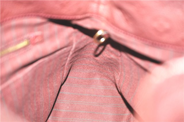 Auth Louis Vuitton Monogram Empreinte Artsy MM Shoulder Bag M93828 Purple J0795