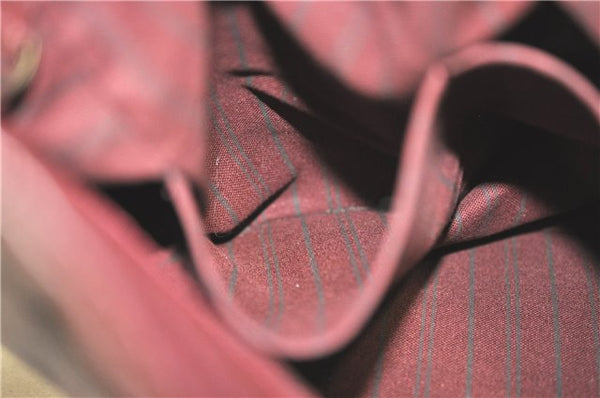 Auth Louis Vuitton Monogram Empreinte Artsy MM Shoulder Bag M93828 Purple J0795