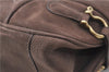 Authentic BURBERRY Vintage Leather Shoulder Hand Bag Purse Brown J0796