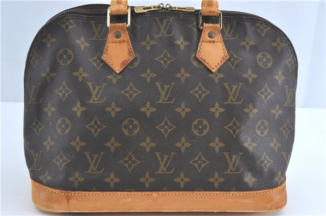 Authentic Louis Vuitton Monogram Alma Hand Bag M51130 LV J0802