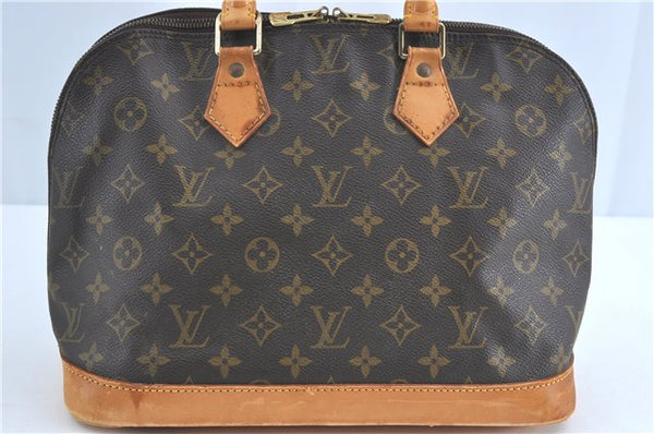 Authentic Louis Vuitton Monogram Alma Hand Bag M51130 LV J0802