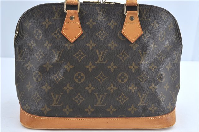 Authentic Louis Vuitton Monogram Alma Hand Bag M51130 LV J0802