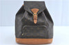 Authentic Louis Vuitton Monogram Montsouris MM Backpack M51136 LV J0804