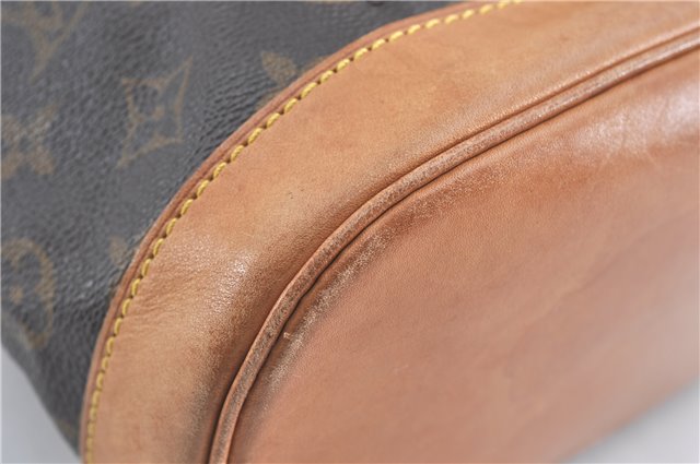 Authentic Louis Vuitton Monogram Montsouris MM Backpack M51136 LV J0804