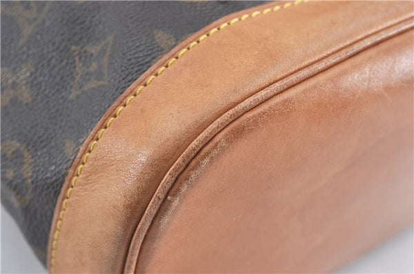 Authentic Louis Vuitton Monogram Montsouris MM Backpack M51136 LV J0804