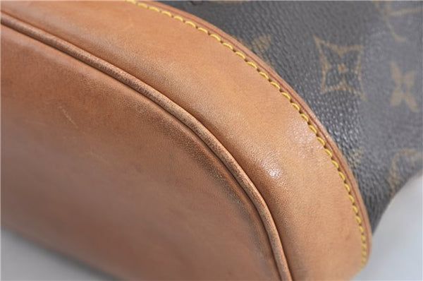 Authentic Louis Vuitton Monogram Montsouris MM Backpack M51136 LV J0804