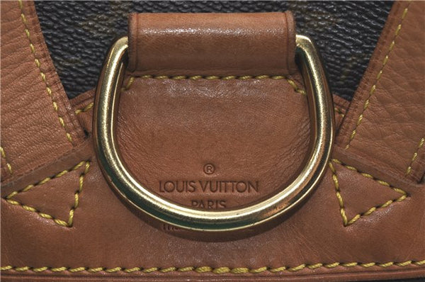 Authentic Louis Vuitton Monogram Montsouris MM Backpack M51136 LV J0804