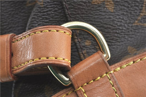 Authentic Louis Vuitton Monogram Montsouris MM Backpack M51136 LV J0804