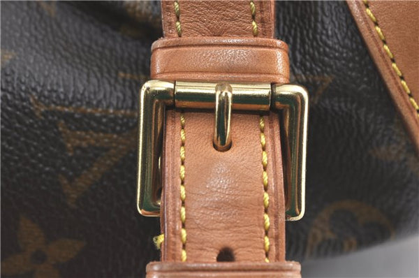 Authentic Louis Vuitton Monogram Montsouris MM Backpack M51136 LV J0804