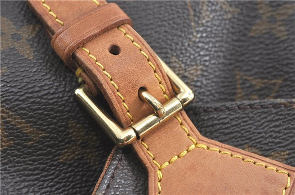 Authentic Louis Vuitton Monogram Montsouris MM Backpack M51136 LV J0804