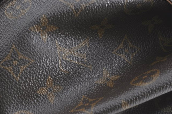 Authentic Louis Vuitton Monogram Montsouris MM Backpack M51136 LV J0804