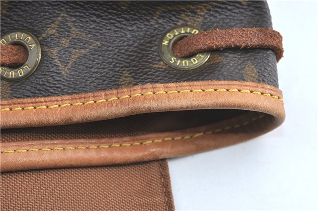 Authentic Louis Vuitton Monogram Montsouris MM Backpack M51136 LV J0804