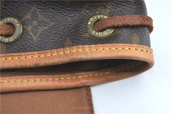 Authentic Louis Vuitton Monogram Montsouris MM Backpack M51136 LV J0804