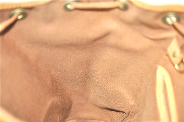 Authentic Louis Vuitton Monogram Montsouris MM Backpack M51136 LV J0804