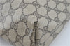 Authentic GUCCI Shoulder Tote Bag GG PVC Leather Brown J0809