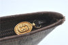 Authentic GUCCI Shoulder Tote Bag GG PVC Leather Brown J0809
