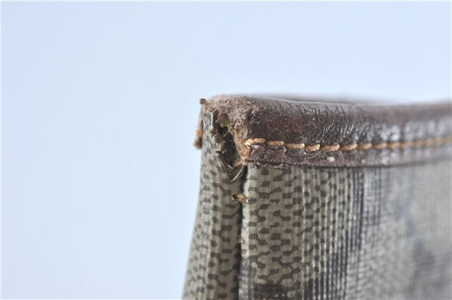 Authentic GUCCI Shoulder Tote Bag GG PVC Leather Brown J0809