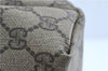Authentic GUCCI Shoulder Tote Bag GG PVC Leather Brown J0809