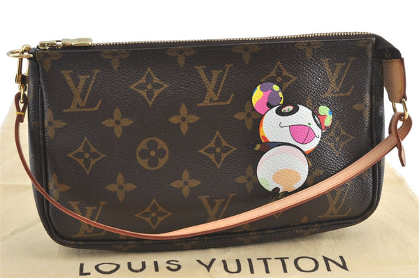 Auth Louis Vuitton Monogram Panda Pochette Accessoires Pouch M51981 LV J0810