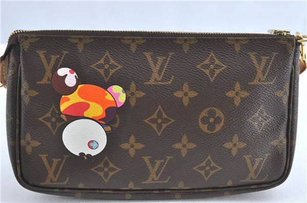 Auth Louis Vuitton Monogram Panda Pochette Accessoires Pouch M51981 LV J0810