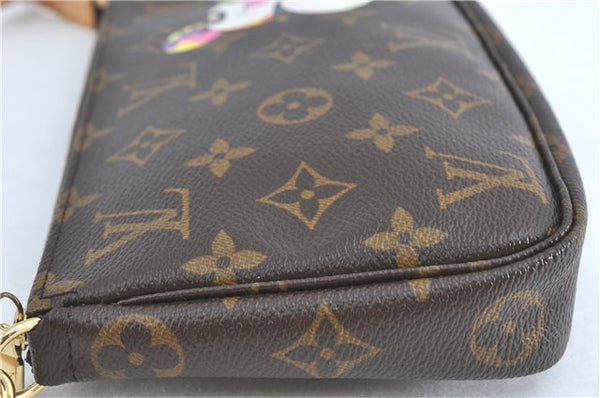 Auth Louis Vuitton Monogram Panda Pochette Accessoires Pouch M51981 LV J0810