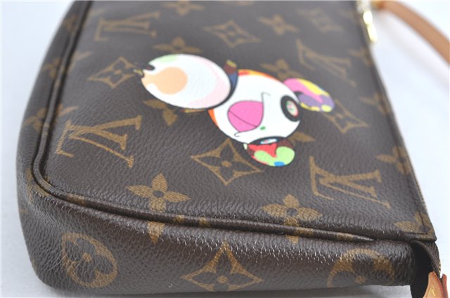 Auth Louis Vuitton Monogram Panda Pochette Accessoires Pouch M51981 LV J0810