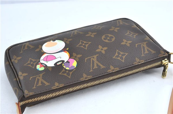Auth Louis Vuitton Monogram Panda Pochette Accessoires Pouch M51981 LV J0810