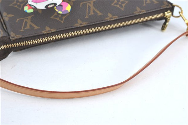 Auth Louis Vuitton Monogram Panda Pochette Accessoires Pouch M51981 LV J0810