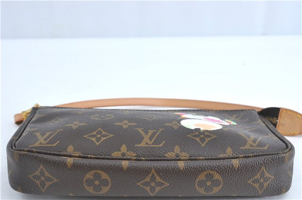 Auth Louis Vuitton Monogram Panda Pochette Accessoires Pouch M51981 LV J0810