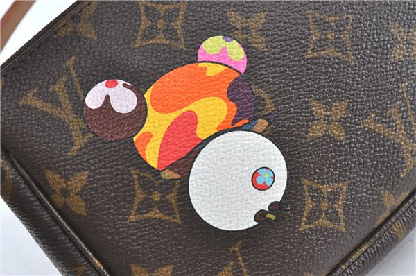 Auth Louis Vuitton Monogram Panda Pochette Accessoires Pouch M51981 LV J0810