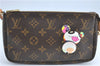Auth Louis Vuitton Monogram Panda Pochette Accessoires Pouch M51981 LV J0812