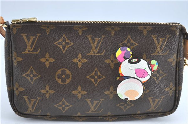 Auth Louis Vuitton Monogram Panda Pochette Accessoires Pouch M51981 LV J0812