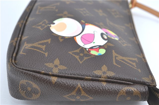 Auth Louis Vuitton Monogram Panda Pochette Accessoires Pouch M51981 LV J0812