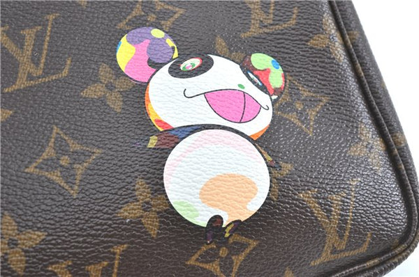 Auth Louis Vuitton Monogram Panda Pochette Accessoires Pouch M51981 LV J0812
