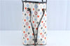 Auth Louis Vuitton Game On Neverfull MM Tote Bag White Black M57462 LV J0817