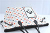 Auth Louis Vuitton Game On Neverfull MM Tote Bag White Black M57462 LV J0817