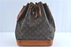 Authentic Louis Vuitton Monogram Noe Shoulder Cross Body Bag M42224 LV J0820