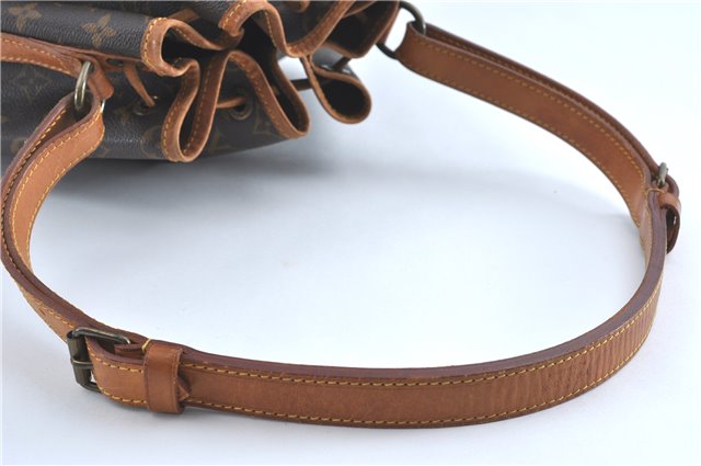 Authentic Louis Vuitton Monogram Noe Shoulder Cross Body Bag M42224 LV J0820