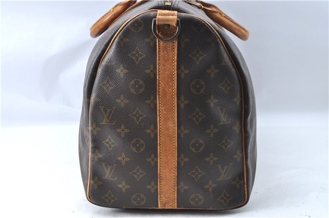 Auth Louis Vuitton Monogram Keepall Bandouliere 50 Boston Bag M41416 LV J0826