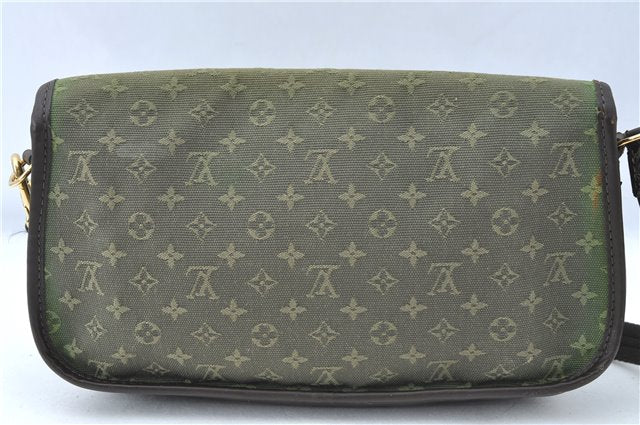 Auth Louis Vuitton Monogram Mini Marjolie Shoulder Bag Green M92693 LV J0827
