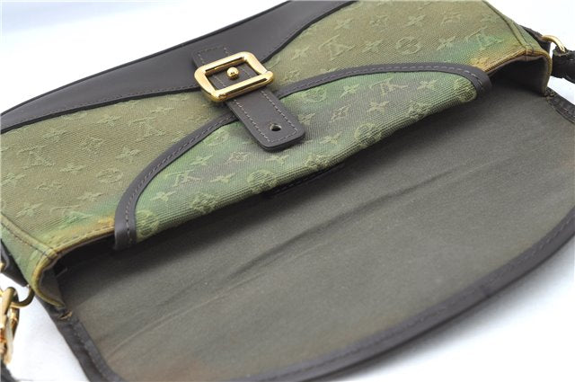 Auth Louis Vuitton Monogram Mini Marjolie Shoulder Bag Green M92693 LV J0827