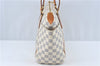 Authentic Louis Vuitton Damier Azur Totally PM Tote Bag White N41280 LV J0831
