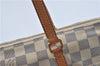 Authentic Louis Vuitton Damier Azur Totally PM Tote Bag White N41280 LV J0831